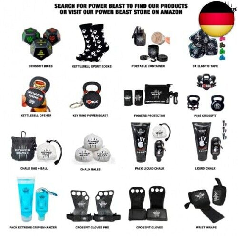 POWER BEAST 3X Tape Crossfit, 3 Rollen Hook Grip Tape, Sporttape, Schutz Für